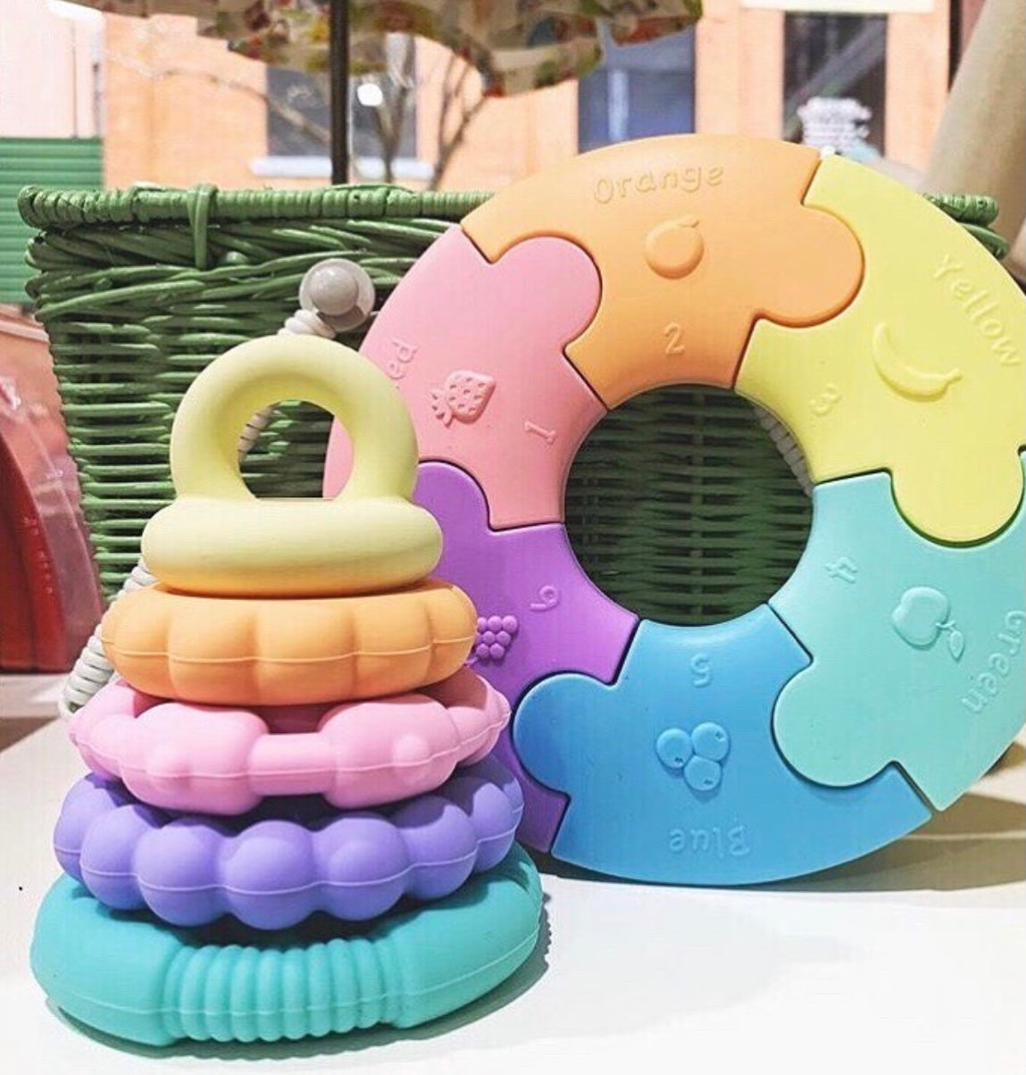 Jellystone Designs Rainbow Stacker “Pastel”