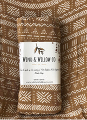 Organic Cotton & Bamboo Wrap  “Owl Brown”